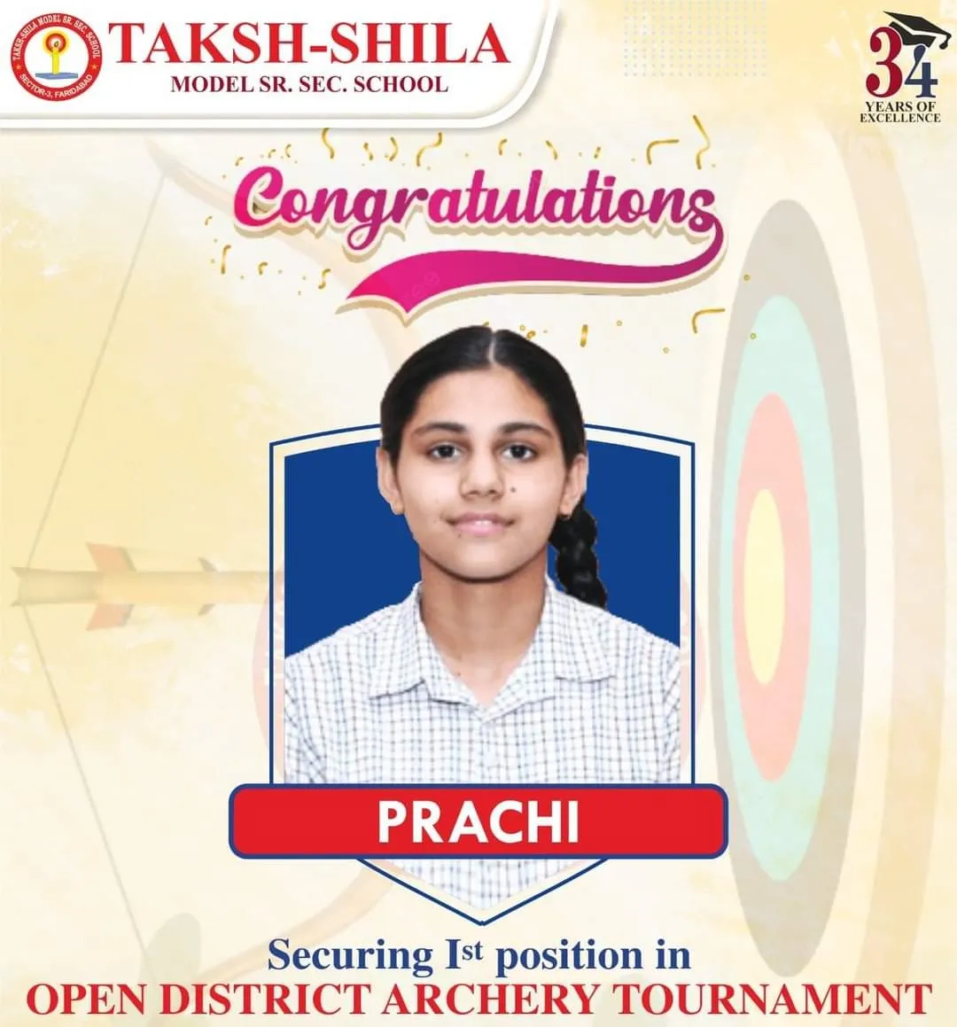 Sports award ceremony The Taksh Shila School Faridabad students