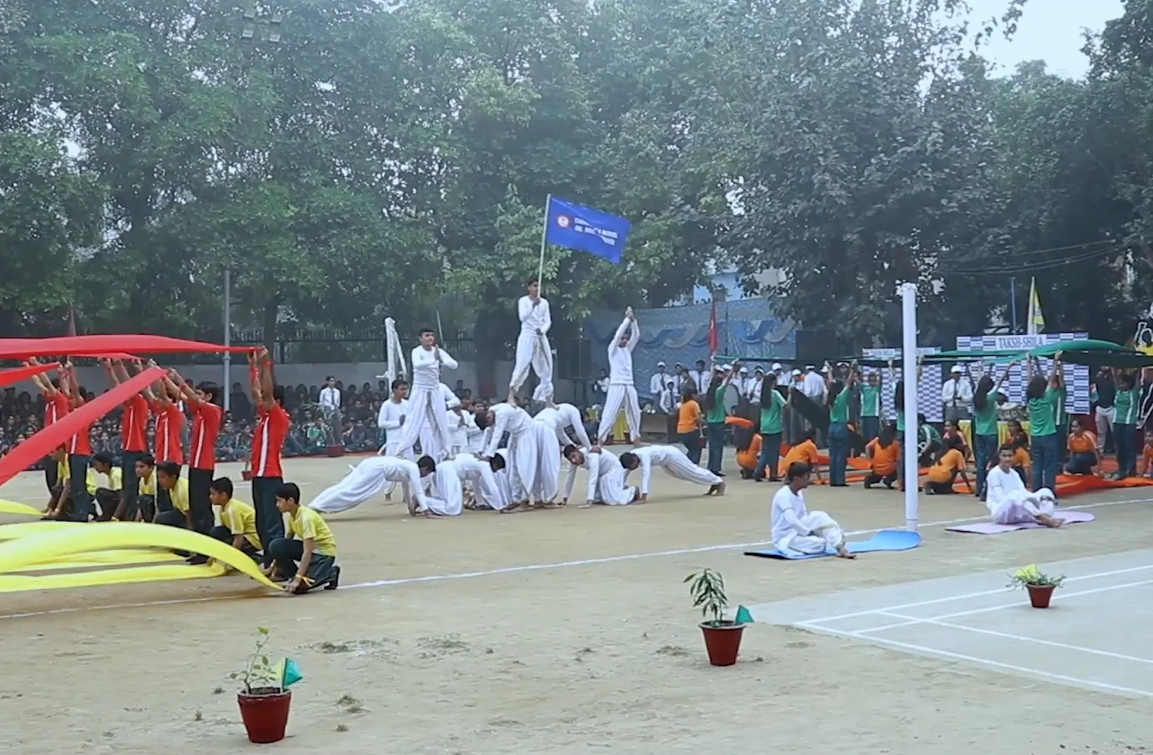 Dance performance The Taksh Shila School Faridabad cultural activity students